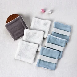 Reusable Makeup Remover Pads Cotton Zero Waste Make up Pads Organic Bamboo Makeup Remover Cleaning Face Washable Reusable Simple