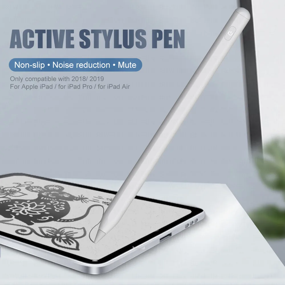  Высококачественный сенсорный карандаш для Apple iPad активный стилус Pen 2 2018/ 2019
