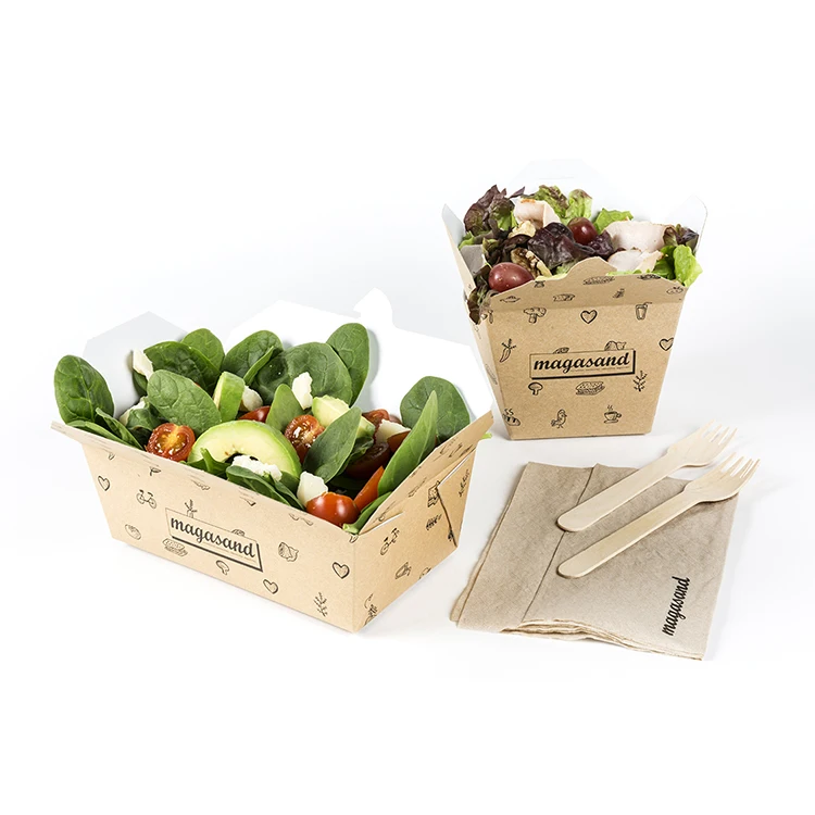 Custom Printed Oilproof Oil Proof Fast Food Packaging Fried Chicken Paper Bag For Fried Food