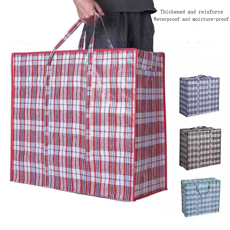 Wholesale Durable Fashion Multi-function Recyclable Large Size laminated PP Non Woven Storage Zipper Pack Bag