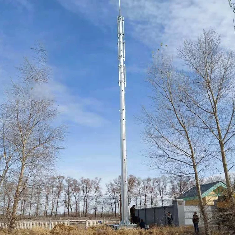 
Mast pole tower surveillance camera mast tower 20 meter mast tower 
