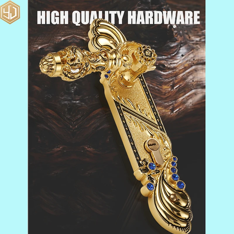 Luxury American Wooden Door Zinc Alloy Lock Silent Door Lock Universal Lock Wholesale