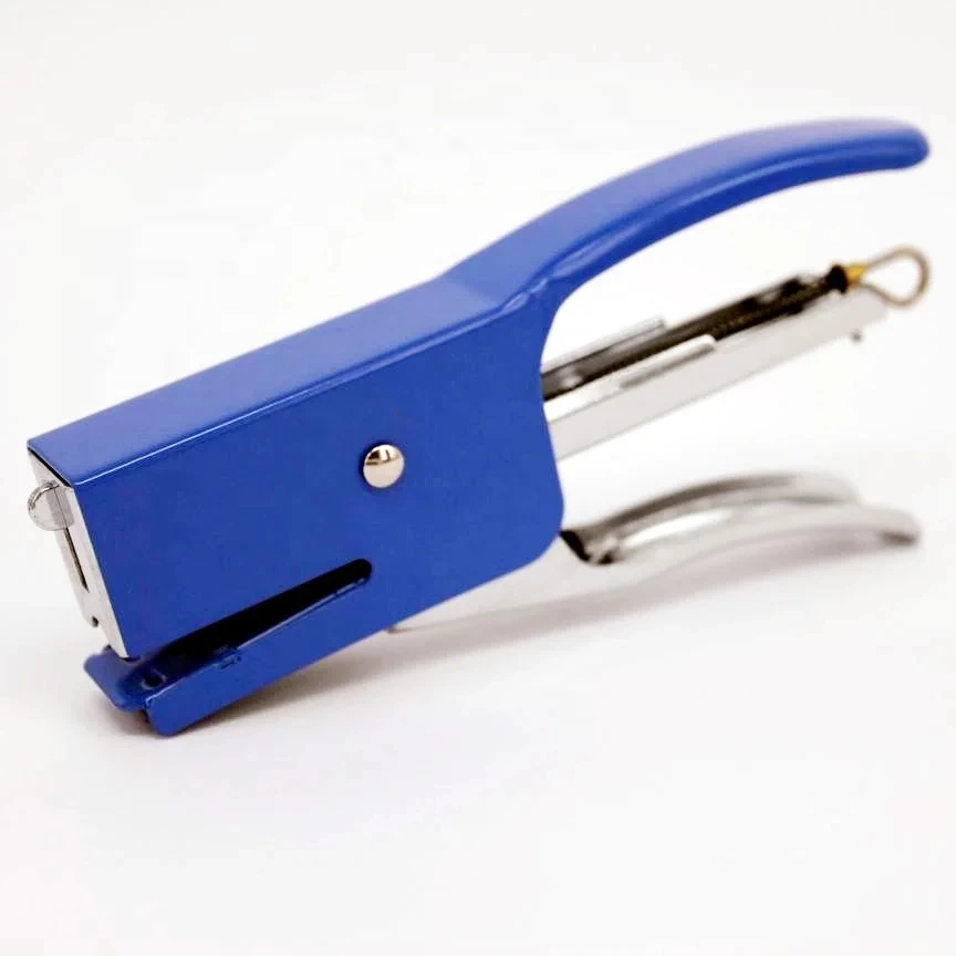 Wholesale Hand metal saddle stapler office plier stapler oring heavy duty stapler for bags