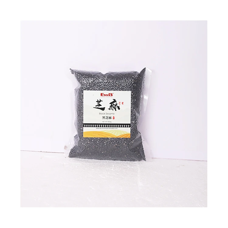 Manufacturers Supply 1000g Cooking Ingredient Roasted Black Sesame Seeds