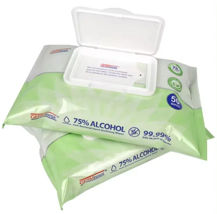 Portable Multi-Purpose Small Pack Anti Bacterial Pouch Pocket Hand Gym Sweat Wipes