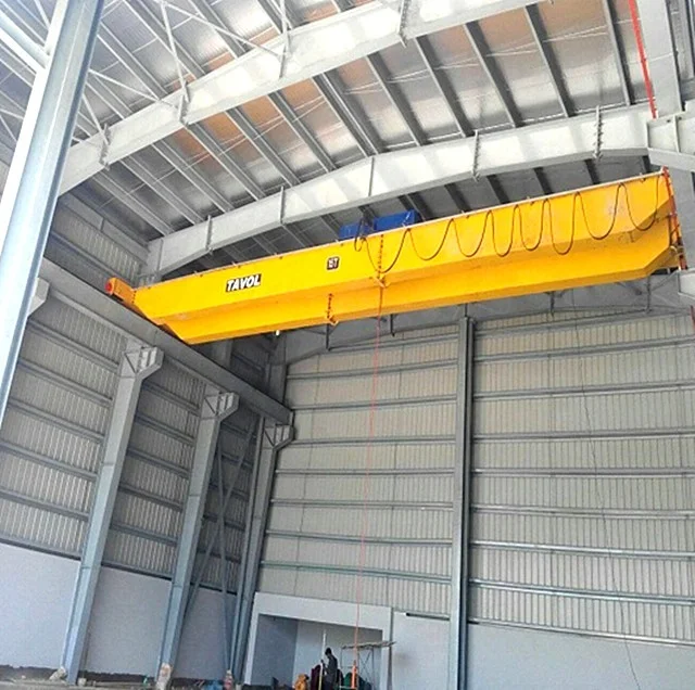 Factory Used overhead crane 5 Ton 10 Ton 15 Ton  Box Steel Motor Driven Double Beam overhead crane For Foundry Iron Casting
