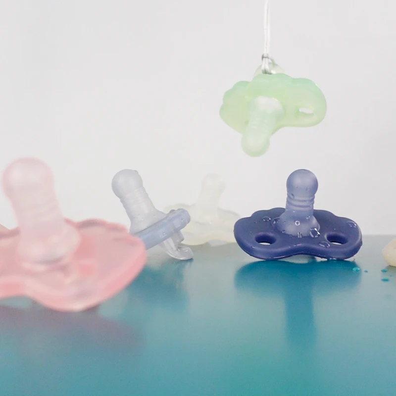 100% Food Grade Soft Liquid Silicone Baby Soothe Nipple Pacifier BPA Free Eco Friendly Safety Silicon One Piece Standard