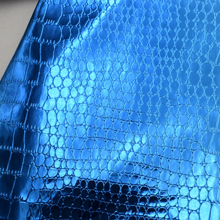 synthetic crocodile skin wholesale faux leather for fashion cosmetic bag leather