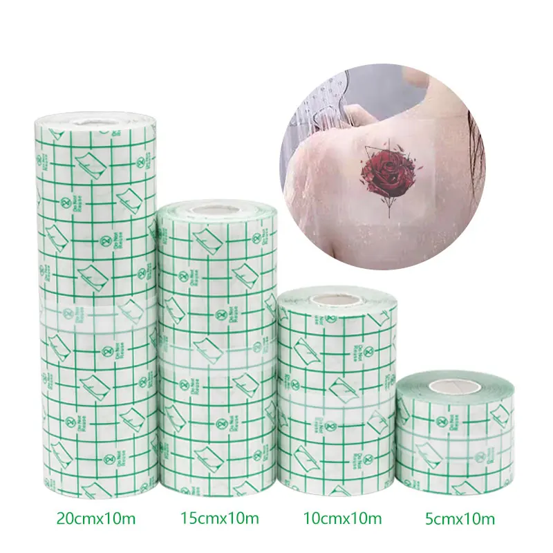Adhesive Tape Tattoo Film Waterproof Transparent PU tape