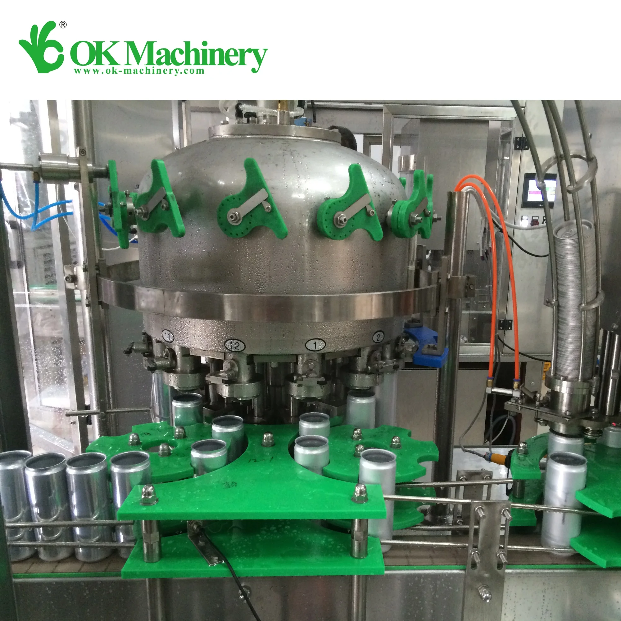 BK164 Automatic A to Z whole line can filling machine beer