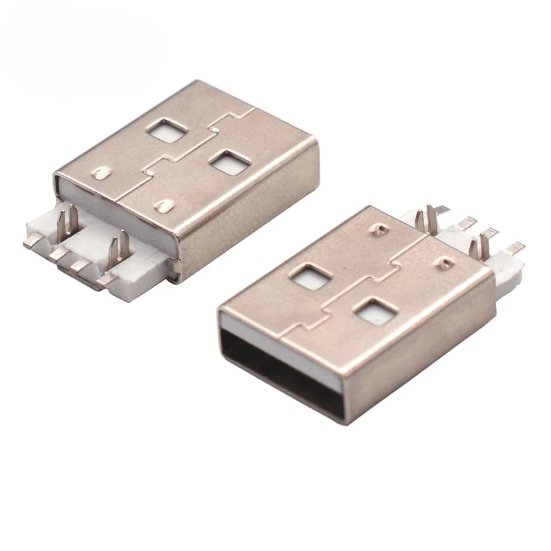 USB 2.0 A Type Male Plug Socket Connector USB 2.0 Jack 180 Degree AM Sink 1.2 SMT Sink 2.25