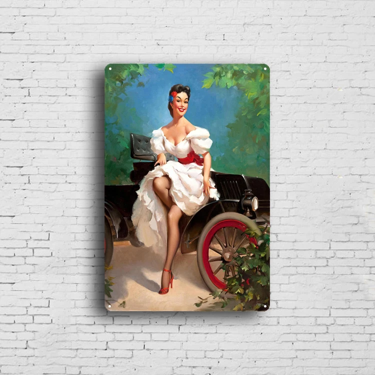 Ponerine China Manufacturer Vintage Tin Sign Poster Custom Printing Metal Poster