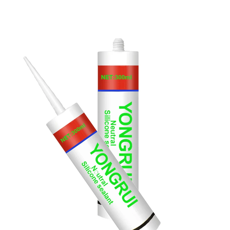 590Ml Sausage Neutral Packing Cream Pressed Rtv Silicone Sealant for kitchen and bathroom