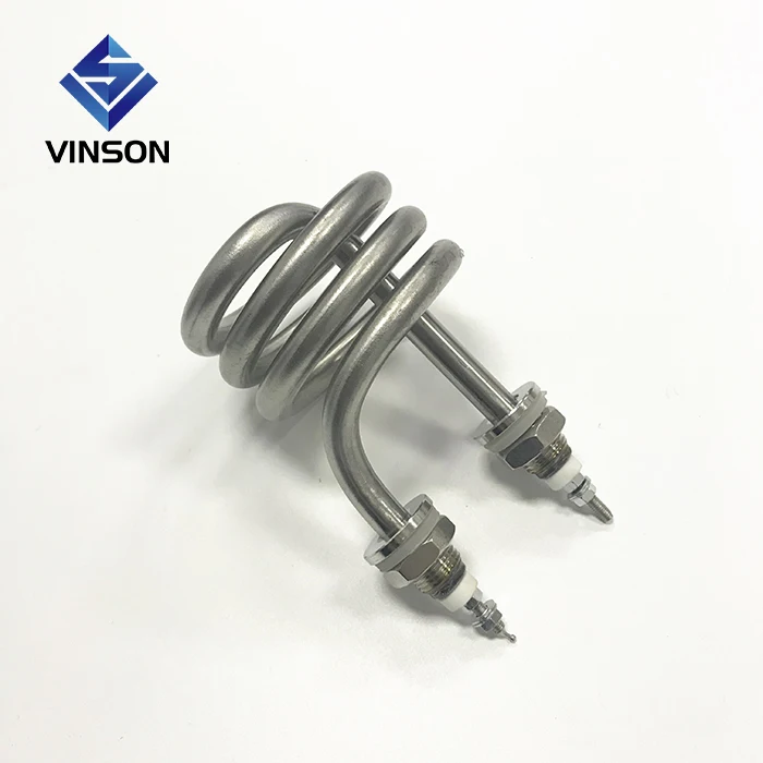 220v 600w 2000W  immersion tank electric coil tubular heater for water heating