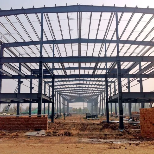 wholesale low cost two/three story industrial prefabricated drawings buildings steel structure warehouse workshop factory