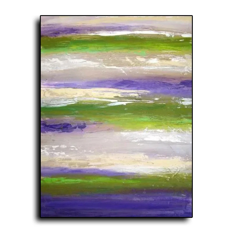 Wall Art Decor 100% Hand Painted Abstract Mountain Hills View Modern Handmade Oil Painting abstract oil painting canvas wall art