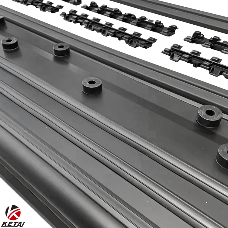 2019+ Black Knight Style Car Bumper Pedal Footboard Side Skirt Auto Accessories For  BENZ G CLASS W463A