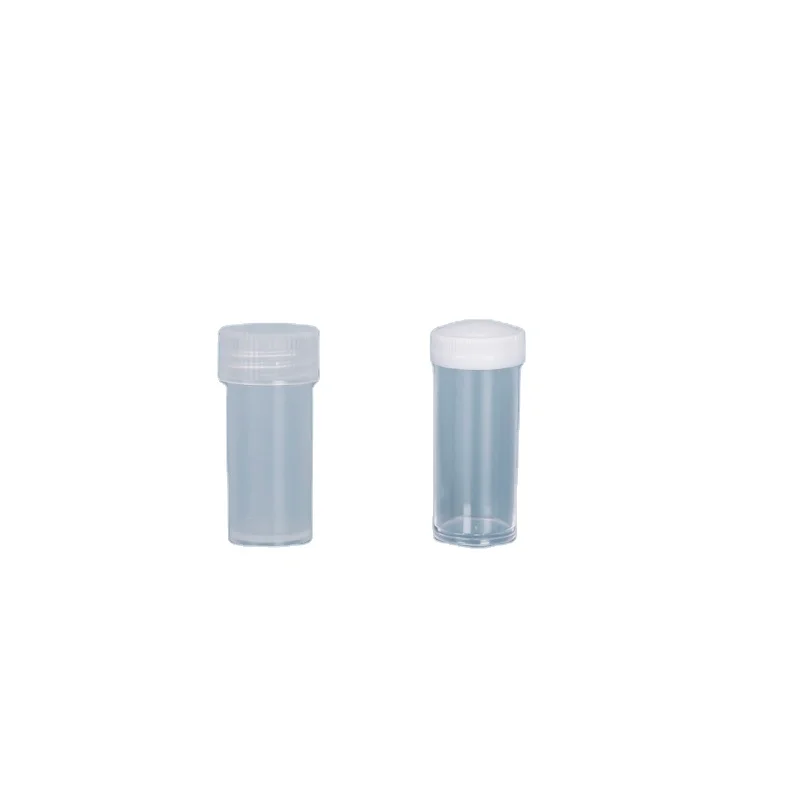 8ml Plastic Bottle Sample Jar 4g Small Barrel Vials Medicine Pill Liquid Powder Capsule Storage Container