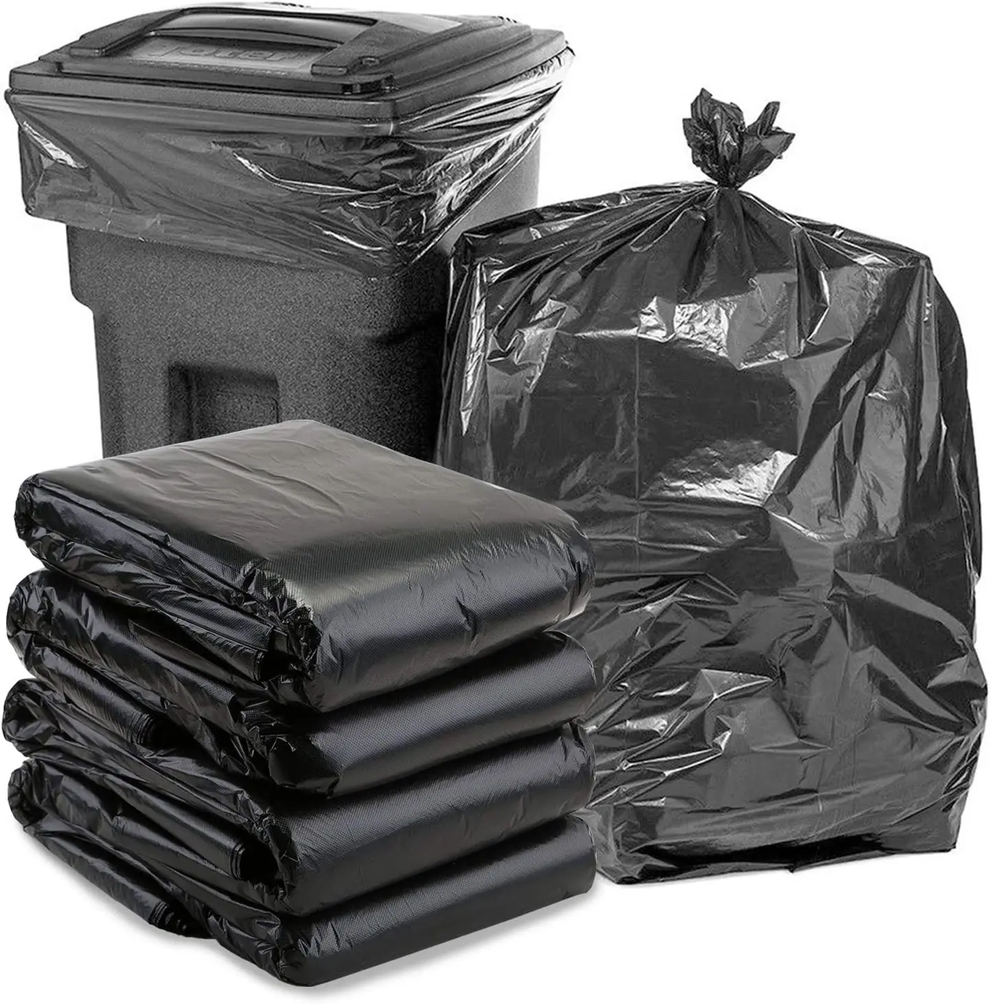 2023 plastic trash bag rubbish garbage bag drawstring garbage bag 120 gallon