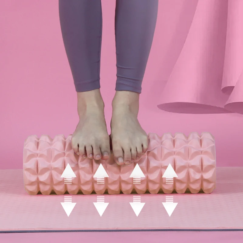 Factory Price Hollow Yoga Column 33cm Back Muscle Massage Foam Roller EVA for Yoga Workout Exercise