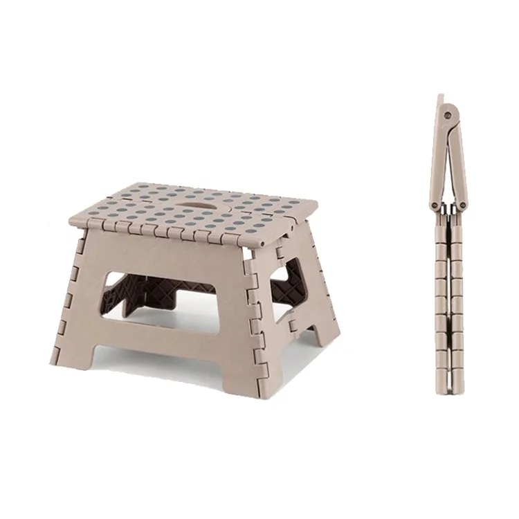 Factory Selling foldable stool portable folding foot stool plastic folding stool