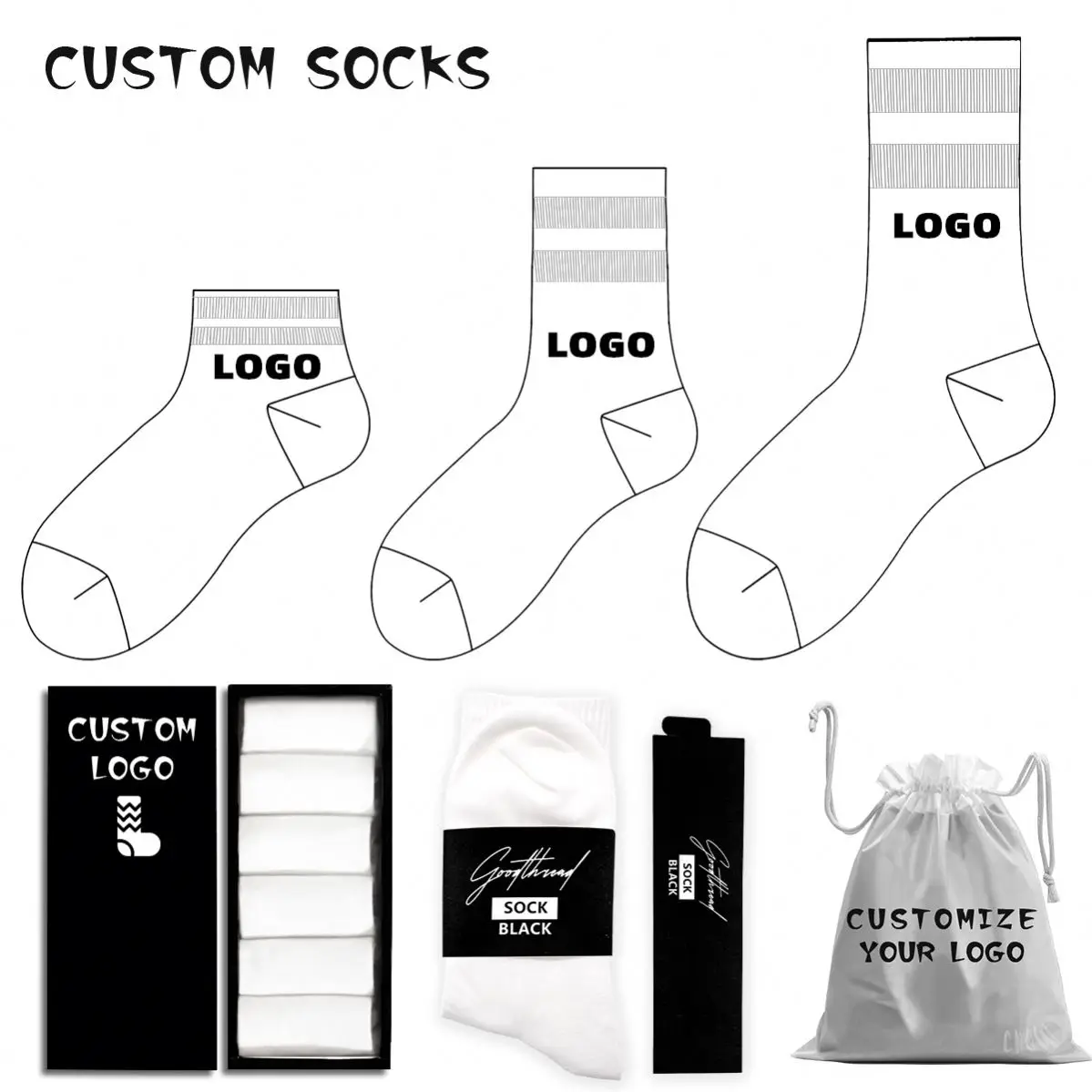 OEM Customize Athletic Compression Basketball Elites Cycling Sport Cotton Knitted Embroidered Design Crew Custom Logo Men Socks