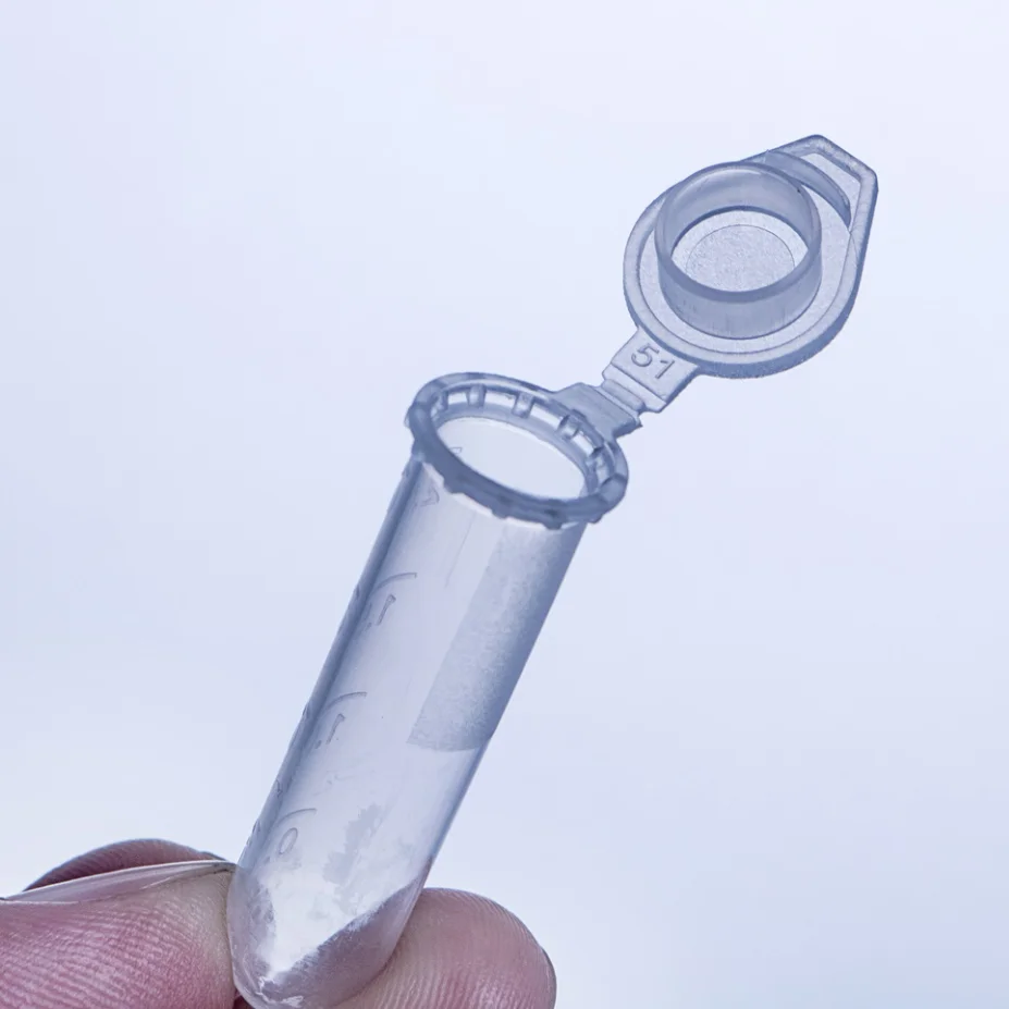 Лабораторная полипропиленовая пластиковая Микроцентрифуга, 1,5 мл, 2 мл, испытательные трубки с откидной крышкой