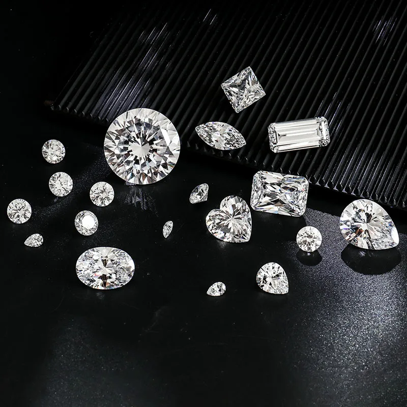 Provence Jewelry HTHP diamond Small Size 0.8-3mm 1CT Factory Wholesale Lab Grown Diamond Loose stone for Jewelry