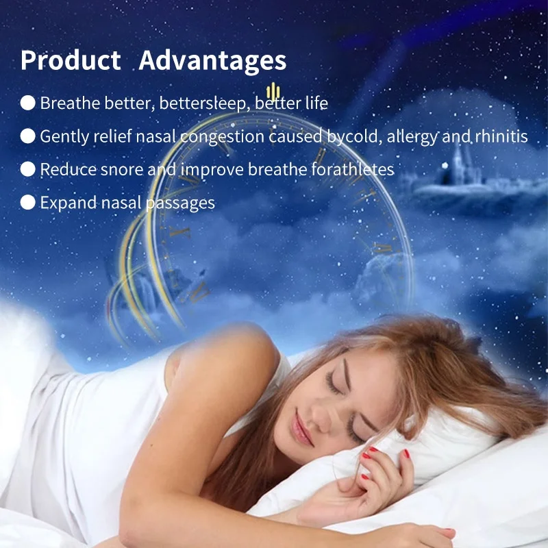 30pcs Breath Nasal Strips Right Aid Stop Snoring Nose Patch Good Sleeping Patch Product Easier Breath Sleeping Nasal Strips Tape