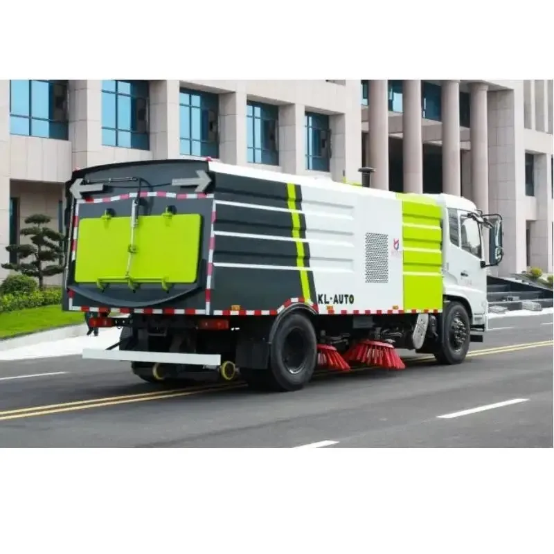 High Quality Dongfeng Tianjin 4x2 Road Cleaning Truck For Airport City Road 8CBM High Pressure Vacuum  Street Road Sweeper Truck