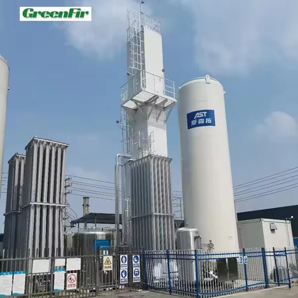 Skid-mounted Cryogenic Air Separation Unit to Produce Gaseous and Liquid Nitrogen Oxygen Argon