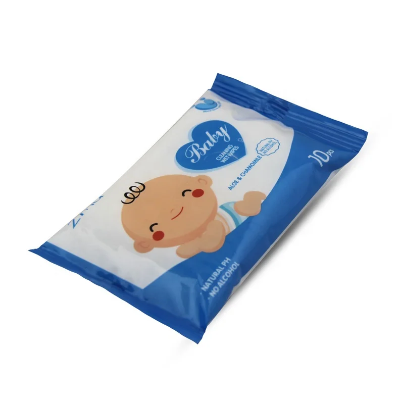 Oem 10 шт. натуральные увлажненные салфетки для детей на основе растений, детские салфетки