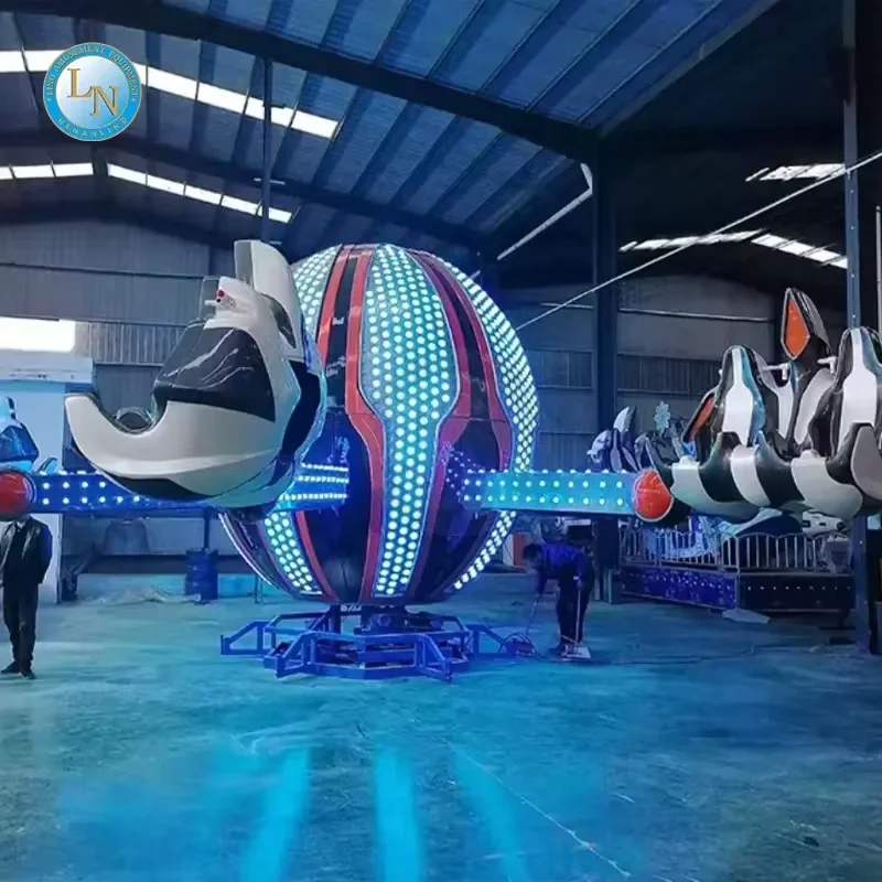 New Style Hot Selling Beautiful Color Customized Amusement Park Rides  Self Control Plane Rides Amusement  Rides For Kids