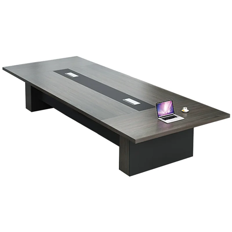 Simple Modern Office Meeting Training Table and Chair Combination Workbench Room Bar