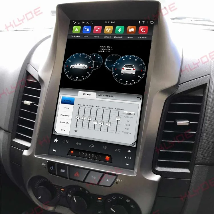 Klyde KD-12127 PX6 12.1' tesla style car radio android for Ranger F250 2011 2012 2013 2014 2015 2016 car dvd player