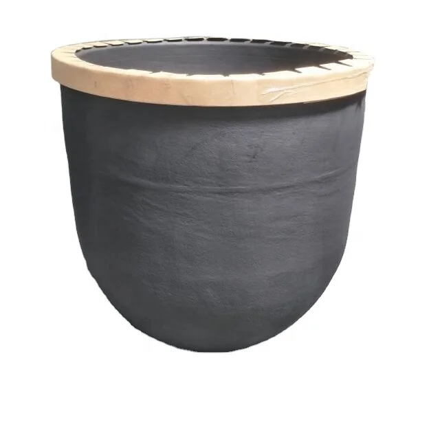High Quality High Temperature Resistance Gold Melting 1kg 2kg 3kg Polished Graphite Crucible