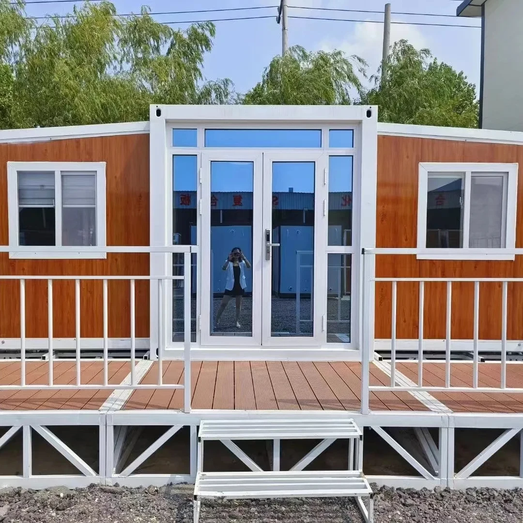 germany 20 ft 2 story van foldable mobile expandable prefab packaging building shipping container house for sale