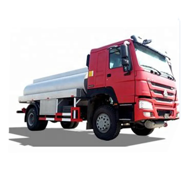SINOTRUK HOWO 10000 litres fuel tanker delivery truck with flow meter pump