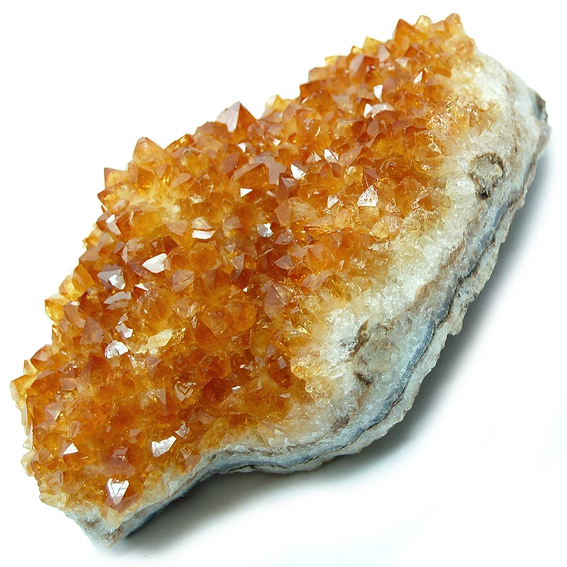 High Quality Natural Real Mineral Spirit Healing Stone Small Mini Natural Citrine Cluster Raw