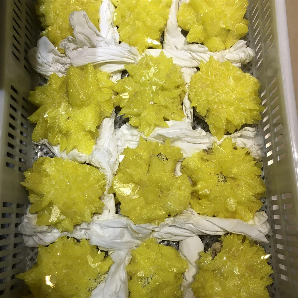 Bulk wholesale Rare New Listing Irregular Decoration Natural Roughly Sulfur Ore for Different Use on sale