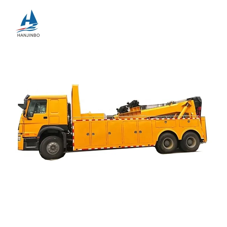 Тяжелый спасательный грузовик Howo эвакуатор тягач-тягач 4x6x4