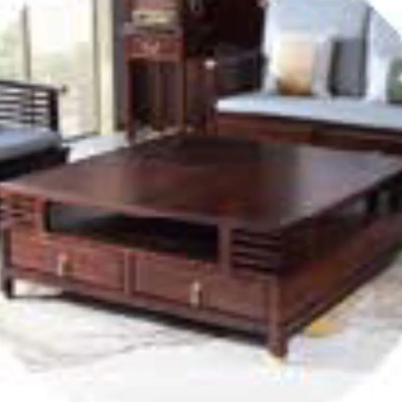 High quality living room chinese sofa chairs set Classic split type chinese solid wooden sofa set