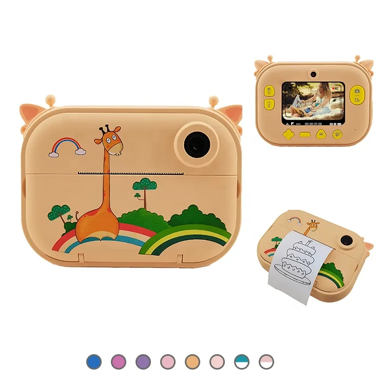Kids Instant Camera Phone Instant Camera Black White Toy Camera for Children