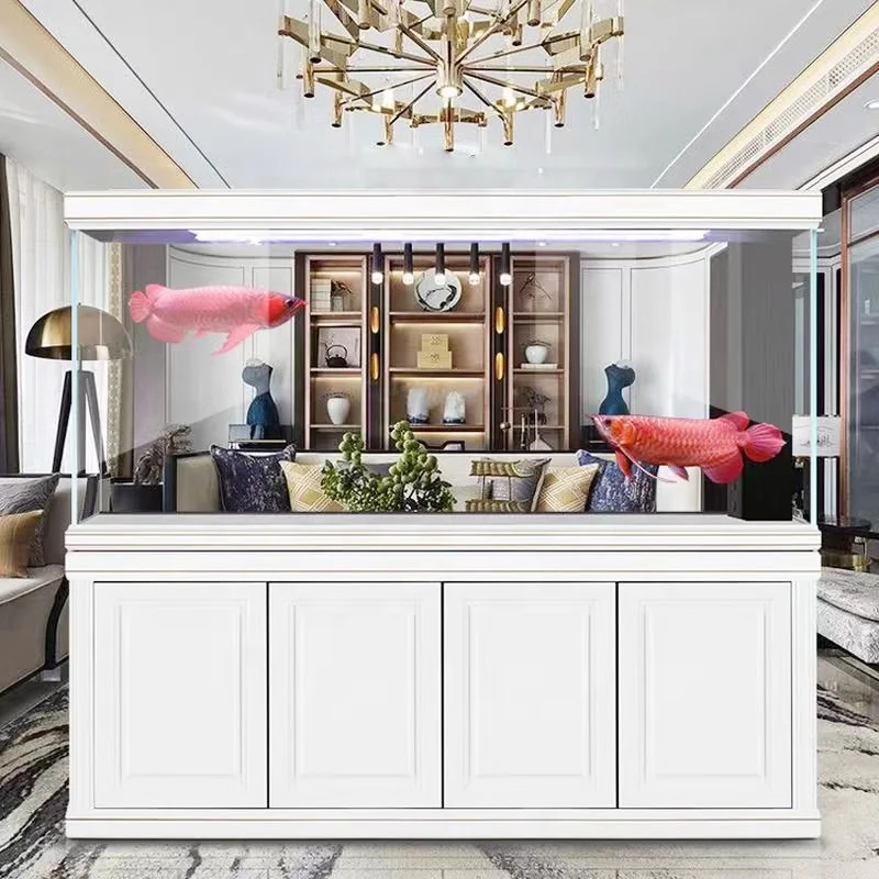 High quality home office decorate ultra clear aquarium acuario fish tank bowl arowana goldfish large glass aquarium fish tank