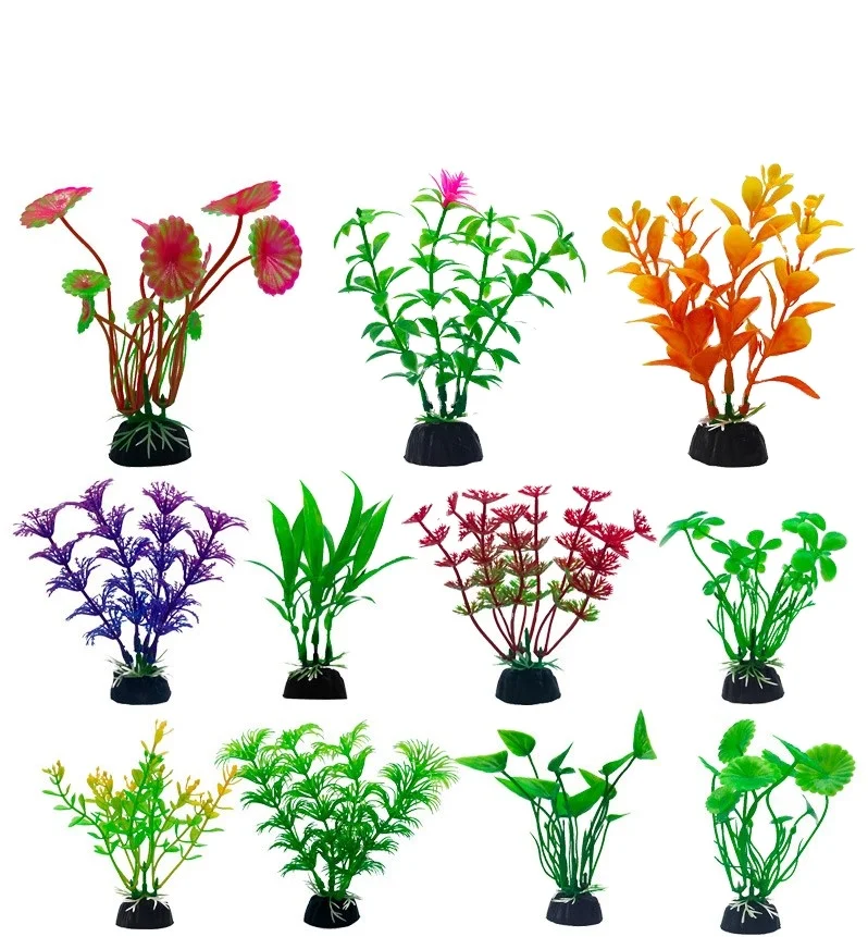 Underwater Artificial Aquatic Plant Ornaments For Aquarium Fish Tank Green Water Grass Landscape Decoration