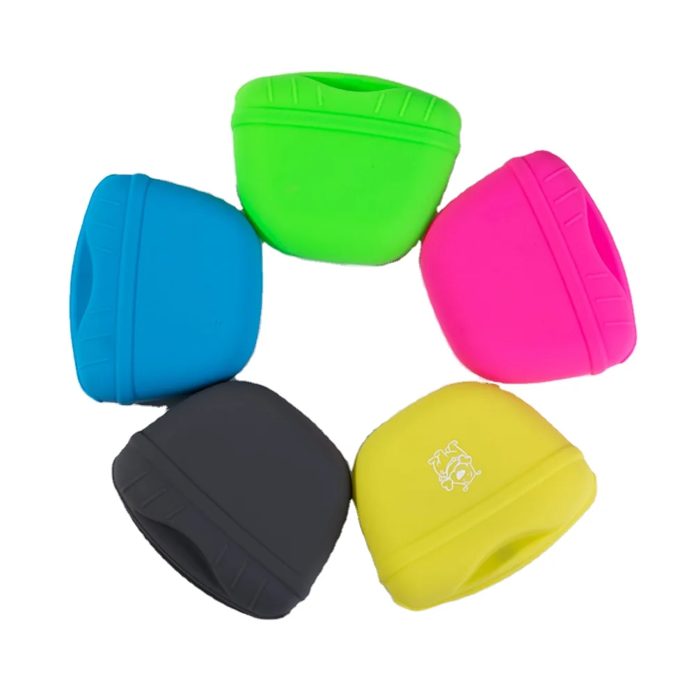 Pet dark teal paper dog small treat bag neoprene pouch training clip party packaging and poo poop bag treat for dog treats