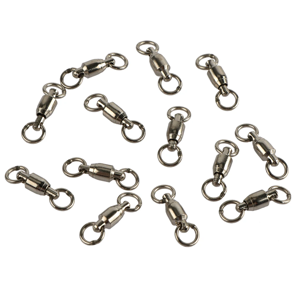 Newbility snap pesca new fishing tackle ball bearing swivel solid ring fishing snap swivel