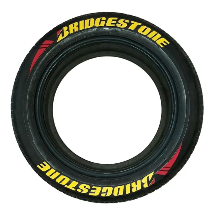 Wholesale Custom Motorcycle Tire Stickers Waterproof Tyre Bike Label Car Stickers