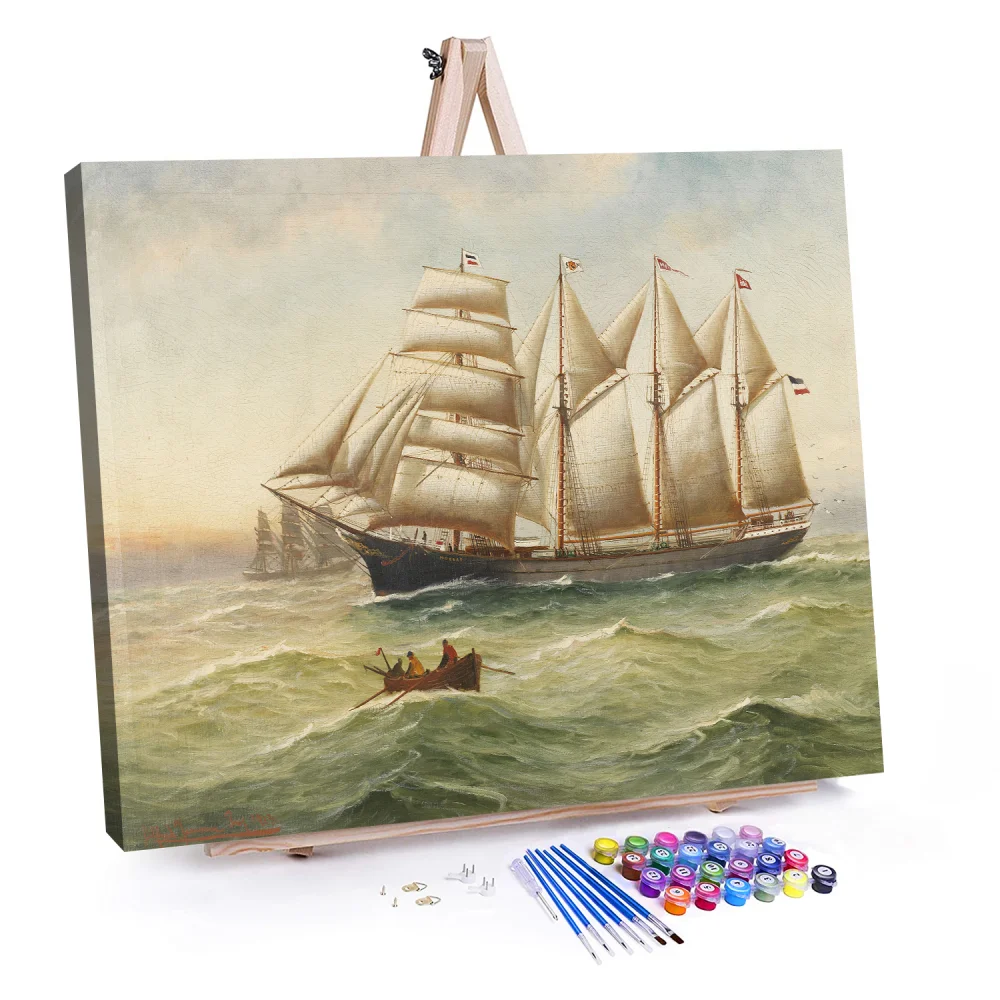 Factory wholesale Diy  oil painting pictures van gogh home decor paintings by numbers