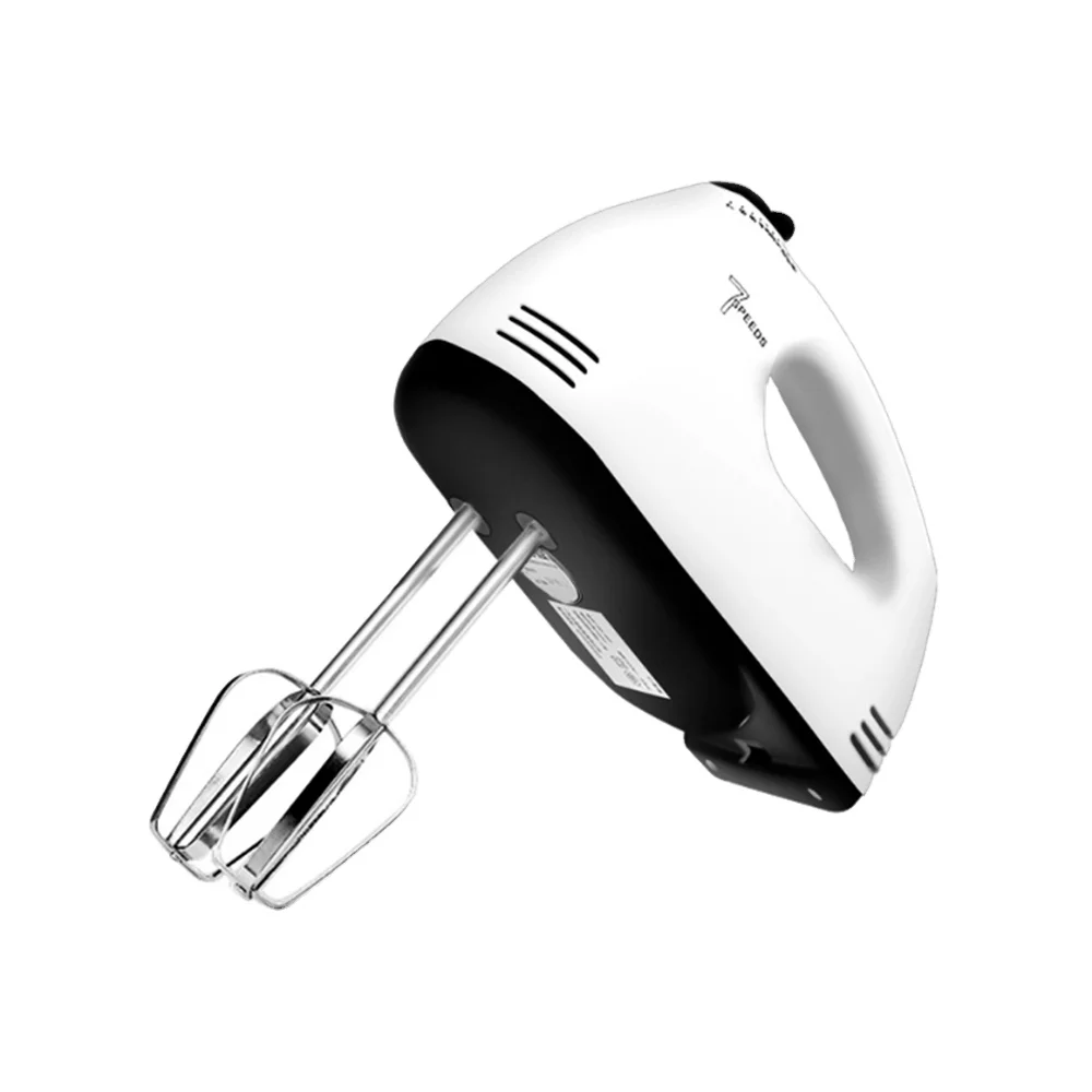 Hand Mixer Electric 7-speeds Lightweight Powerful Handheld Electric Mixer Portable Kitchen Mixer Stainless Steel Egg Whisk
